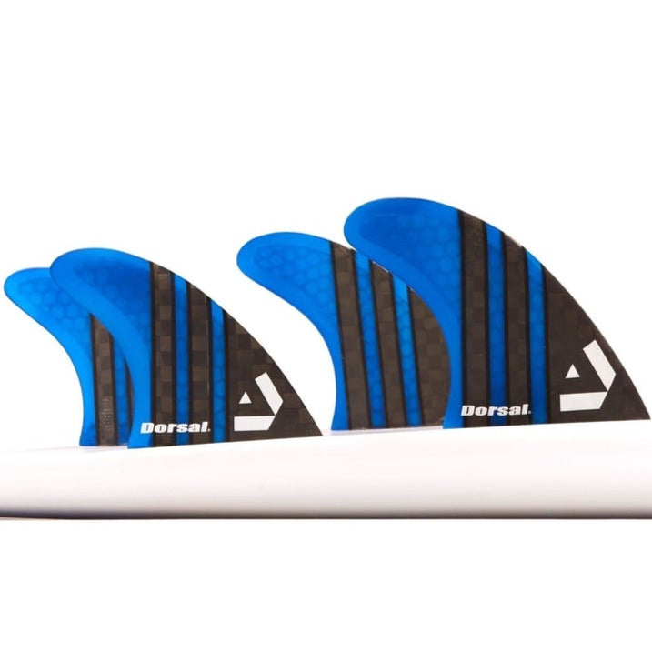 DORSAL Carbon Hexcore FCS Compatible 4-Fin Quad Set