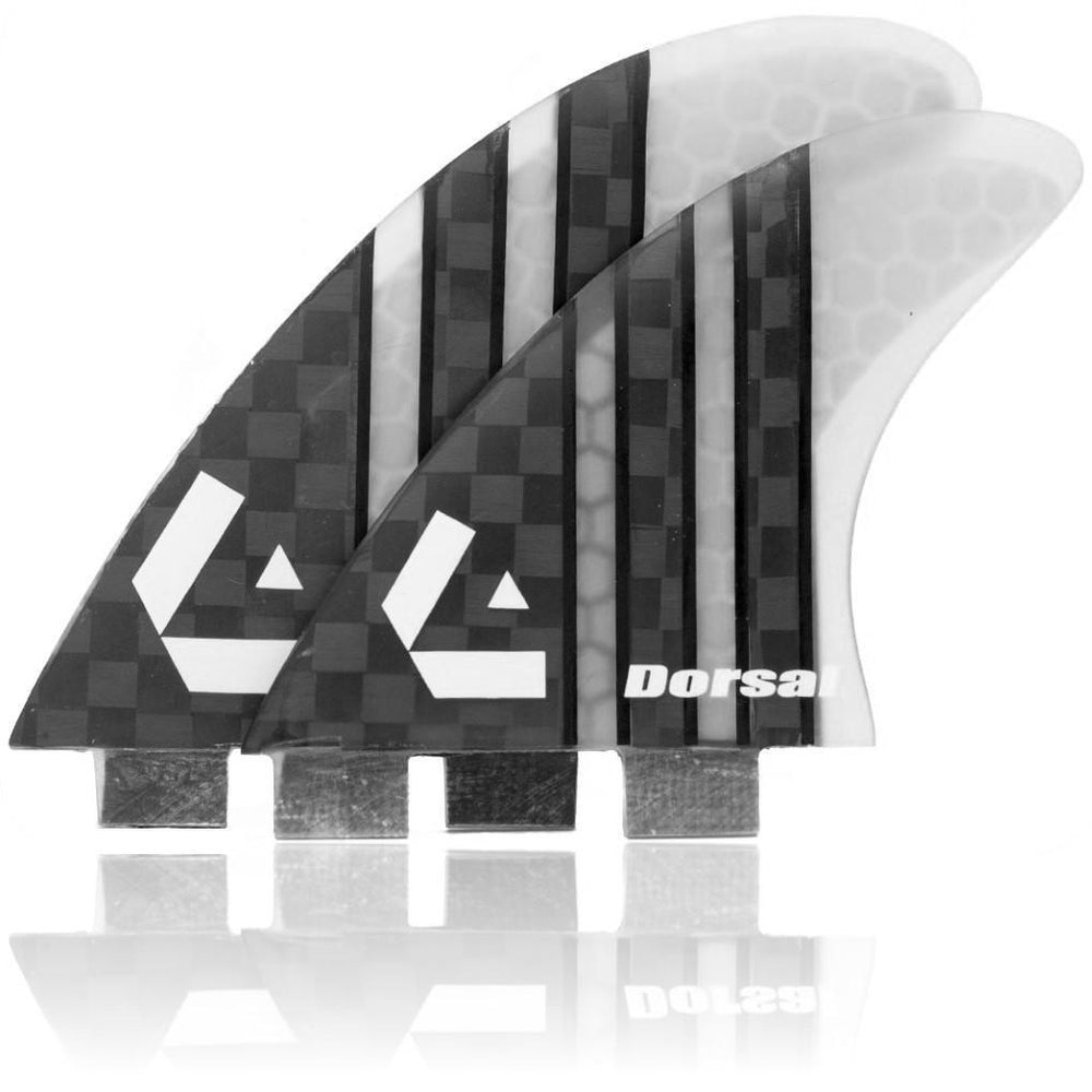 DORSAL Carbon Hexcore FCS Compatible 4-Fin Quad Set