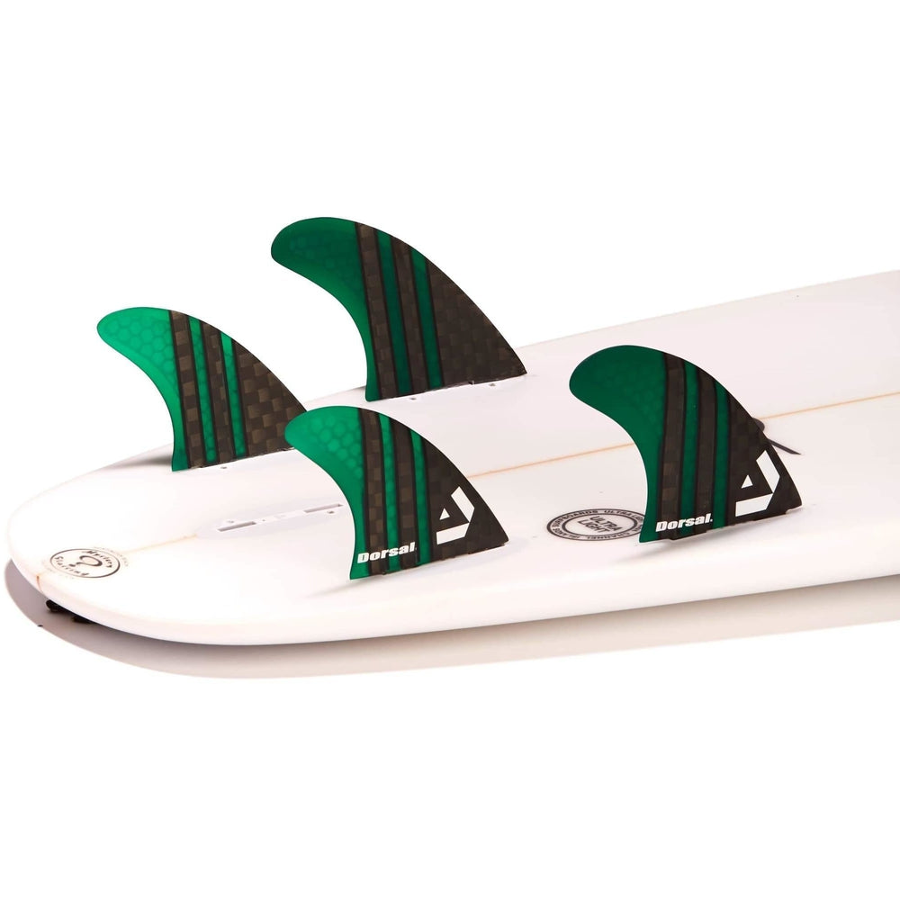 DORSAL Carbon Hexcore FCS Compatible 4-Fin Quad Set