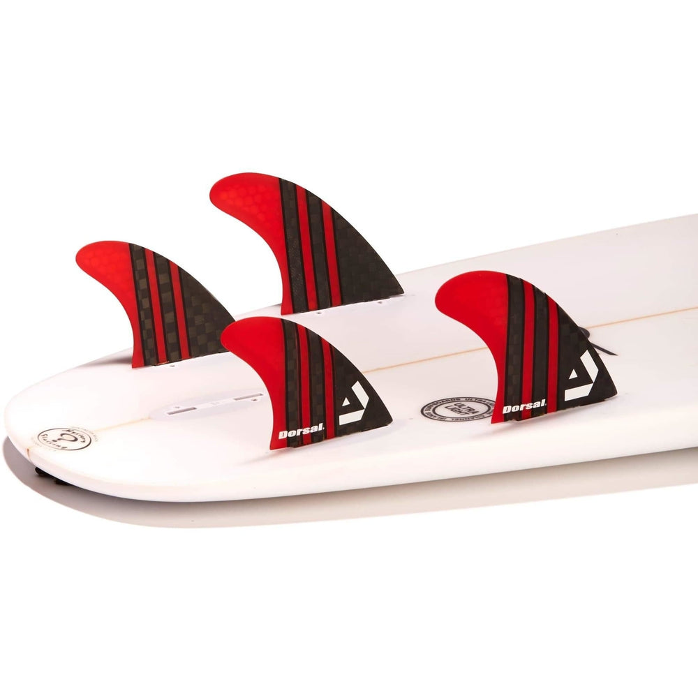DORSAL Carbon Hexcore FCS Compatible 4-Fin Quad Set