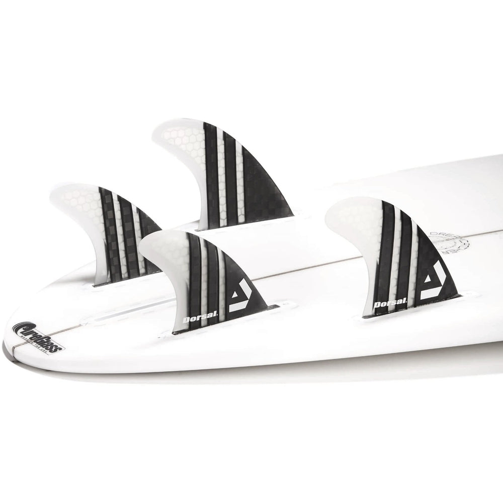 DORSAL Carbon Hexcore Futures Compatible 4-Fin Quad Set