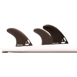 DORSAL Surfboard Fins Hexcore Thruster Set (3) Honeycomb FCS Compatible Black - by DORSAL Surf Brand - Dorsalfins.com?ÇÄ