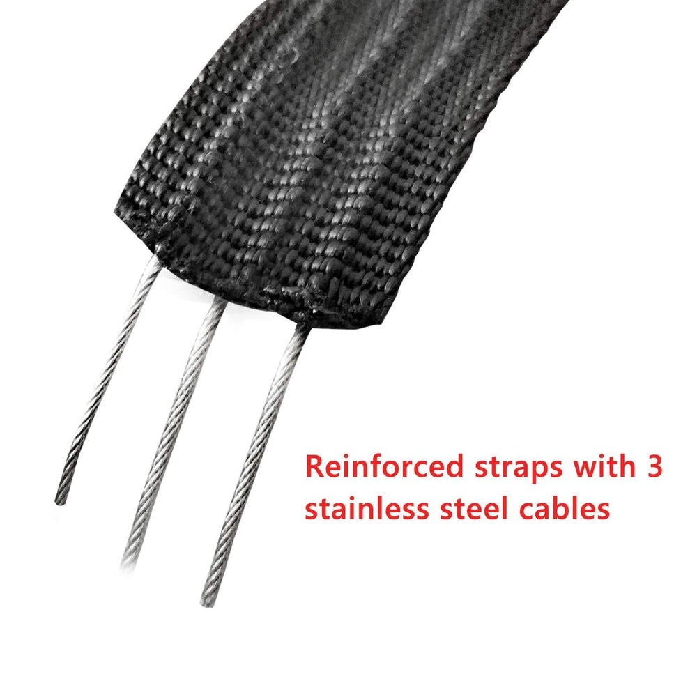 DORSAL Aero Roof Rack Pads 28 Inch Wide with Locking Straps for Car Surfboard Kayak SUP Long - by DORSAL Surf Brand - Dorsalfins.com?ÇÄ