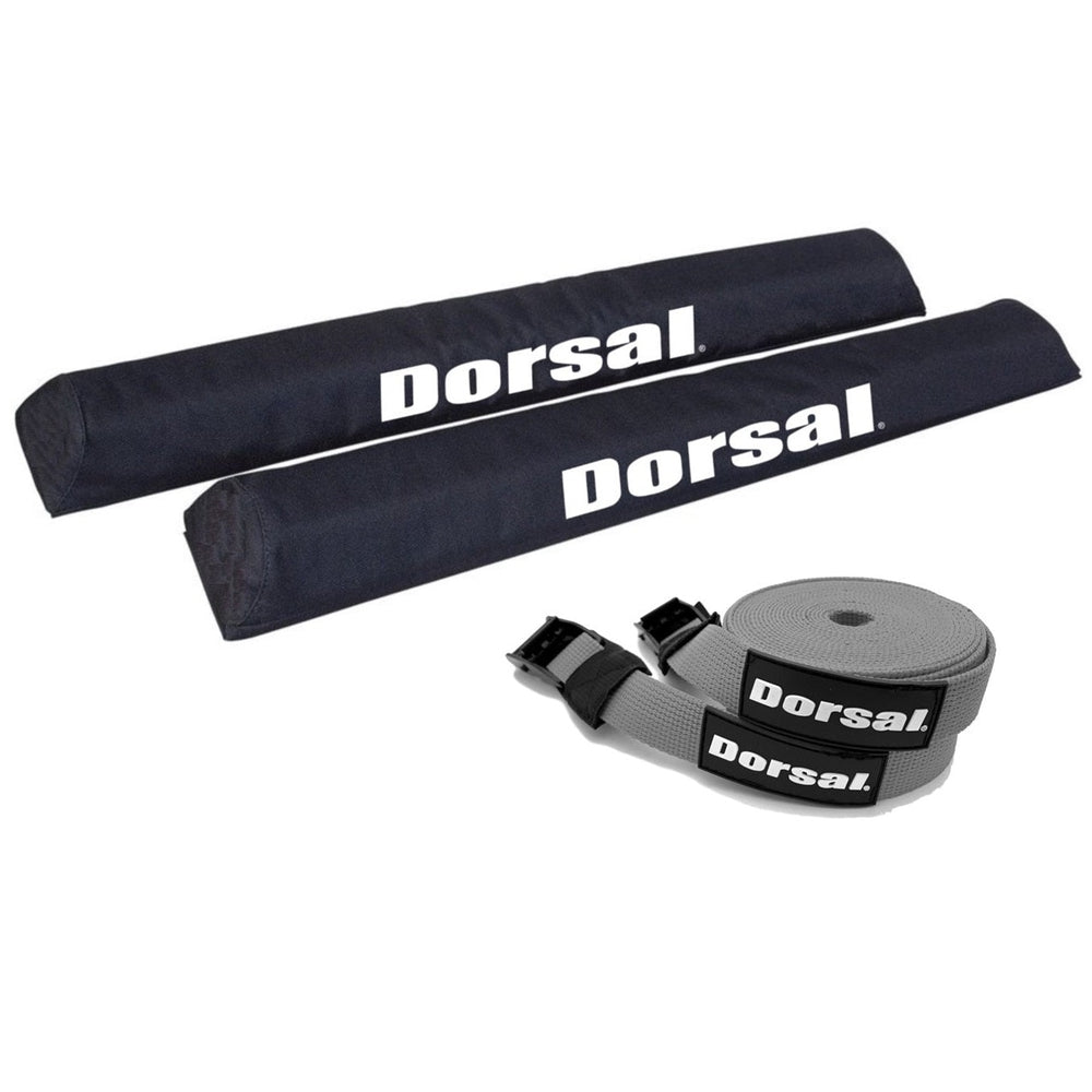 DORSAL Aero Roof Rack Pads with 15 ft Surf Straps for Car Surfboard Kayak SUP Long - by DORSAL Surf Brand - Dorsalfins.com?ÇÄ
