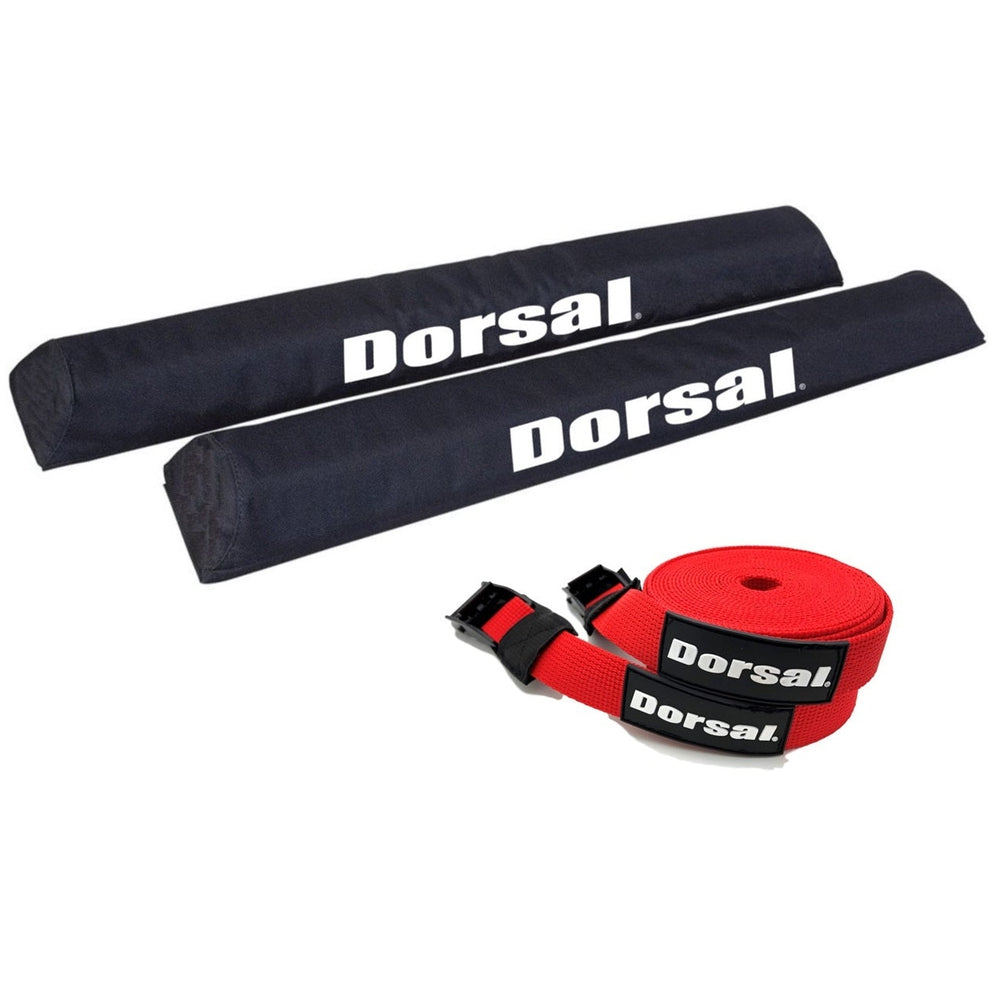 DORSAL Aero Roof Rack Pads with 15 ft Surf Straps for Car Surfboard Kayak SUP Long - by DORSAL Surf Brand - Dorsalfins.com?ÇÄ