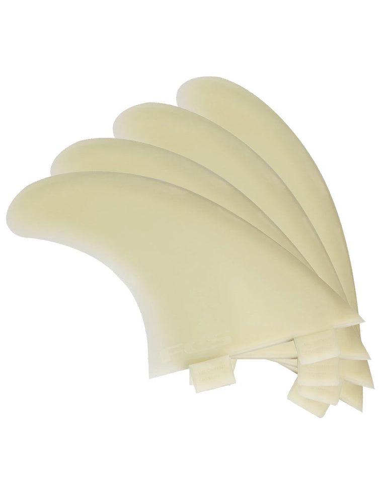 DORSAL Surfboard Fins FlexCore Surfboard Quad Set (4) FCS Base - Glass Filled Natural - by DORSAL Surf Brand - Dorsalfins.com?ÇÄ