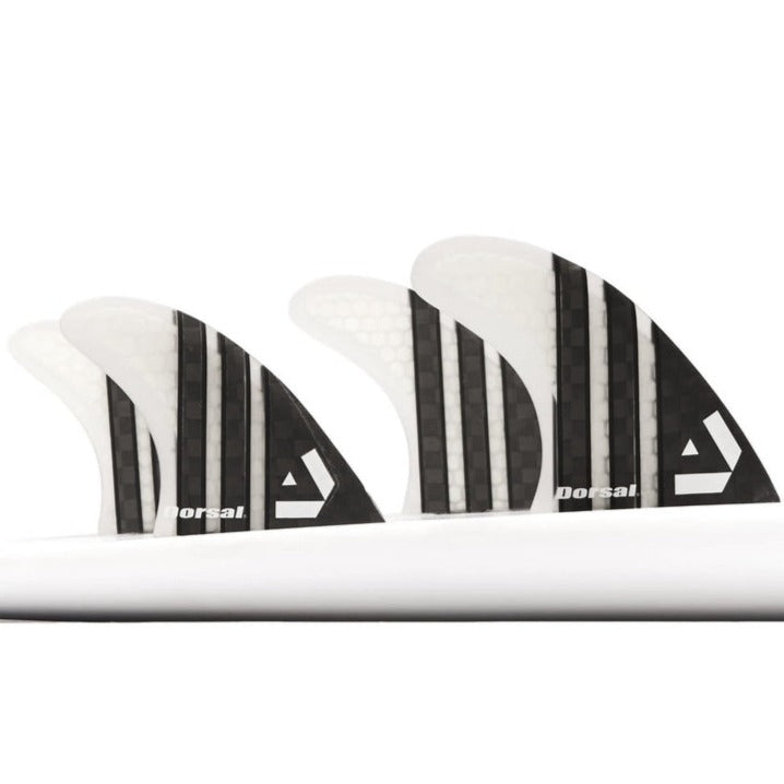 DORSAL Carbon Hexcore FCS Compatible 4-Fin Quad Set