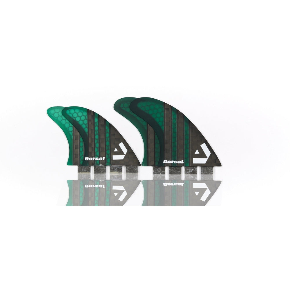 DORSAL Carbon Hexcore FCS Compatible 4-Fin Quad Set