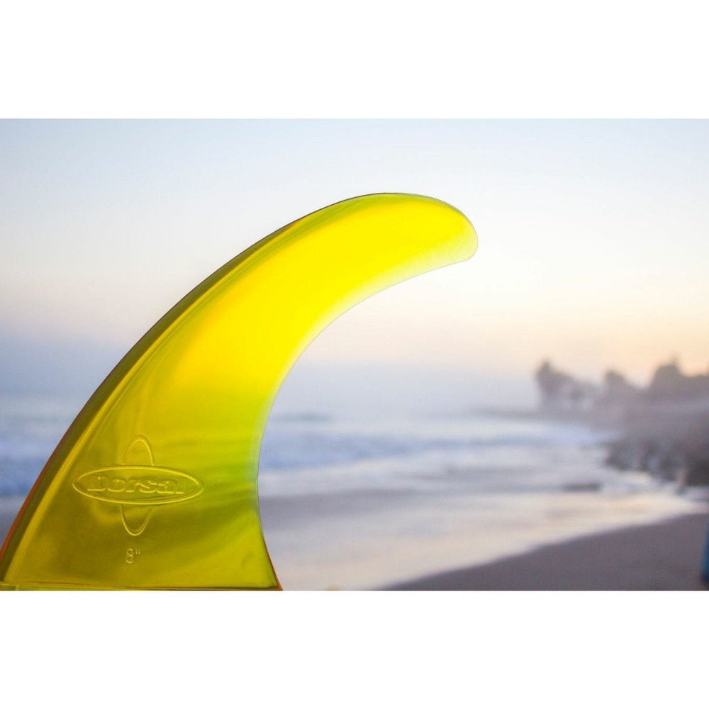 DORSAL Signature Longboard & SUP Fin - Polycarbonate - Yellow