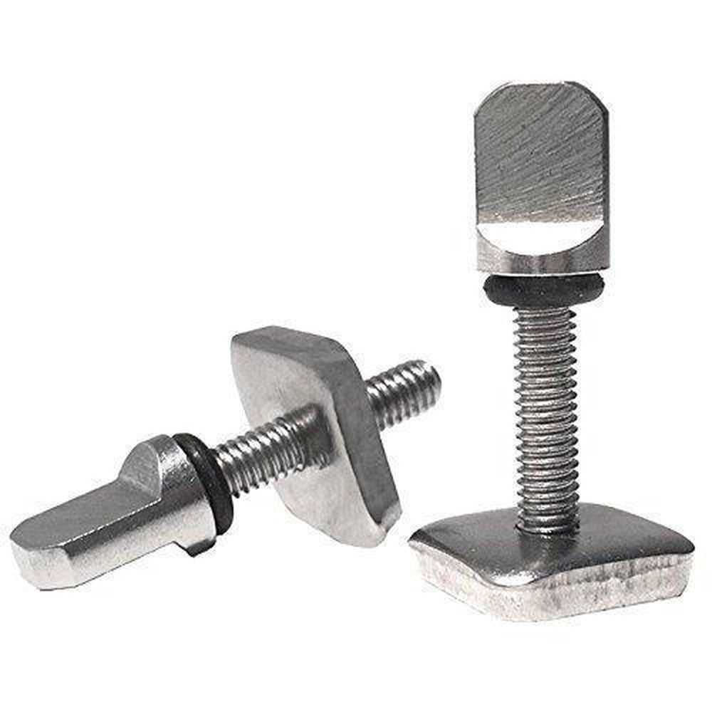 Stainless Surf Thumb Fin Screw and Plate Surfboard Longboard Bag of - by DORSAL Surf Brand - Dorsalfins.com?ÇÄ