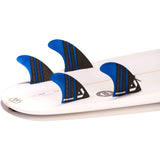 Dorsal Carbon Hexcore Quad Surfboard Fins (4) Honeycomb FCS Base Blue - DORSAL??½ Surf Shop - Dorsalfins.com??ç?ä