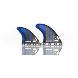 Dorsal Carbon Hexcore Quad Surfboard Fins (4) Honeycomb FCS Base Blue - DORSAL??½ Surf Shop - Dorsalfins.com??ç?ä