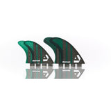 Dorsal Carbon Hexcore Quad Surfboard Fins (4) Honeycomb FCS Base Green - DORSAL??½ Surf Shop - Dorsalfins.com??ç?ä