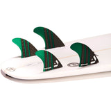 Dorsal Carbon Hexcore Quad Surfboard Fins (4) Honeycomb FCS Base Green - DORSAL??½ Surf Shop - Dorsalfins.com??ç?ä