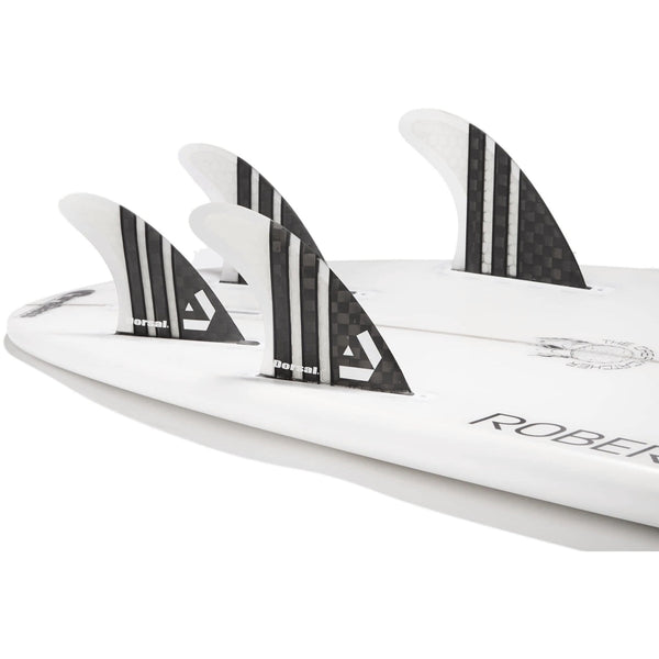 Dorsal Carbon Hexcore Quad Surfboard Fins (4) Honeycomb FUT Base Clear - DORSAL??½ Surf Shop - Dorsalfins.com??ç?ä