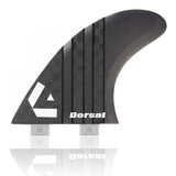 Dorsal Carbon Hexcore Thruster Surfboard Fins (3) Honeycomb FCS Base Black - DORSAL??½ Surf Shop - Dorsalfins.com??ç?ä