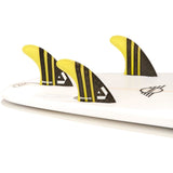 Dorsal Carbon Hexcore Thruster Surfboard Fins (3) Honeycomb FCS Base Yellow - DORSAL??½ Surf Shop - Dorsalfins.com??ç?ä