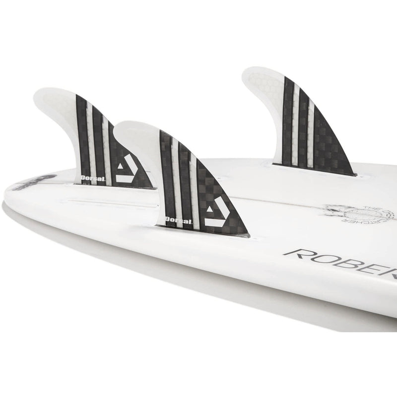 Dorsal Carbon Hexcore Thruster Surfboard Fins (3) Honeycomb FUT Base White - DORSAL??½ Surf Shop - Dorsalfins.com??ç?ä