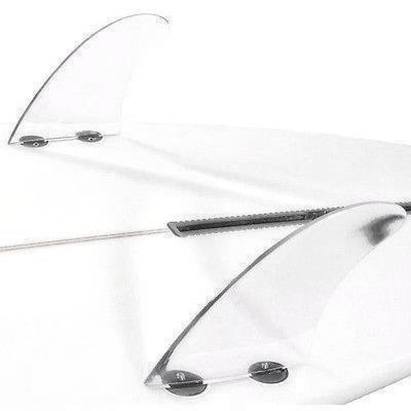 Dorsal FlexCore Surfboard Side/Rear Longboard Surfboard Fins (2) FCS Base - Clear - DORSAL??½ Surf Shop - Dorsalfins.com??ç?ä