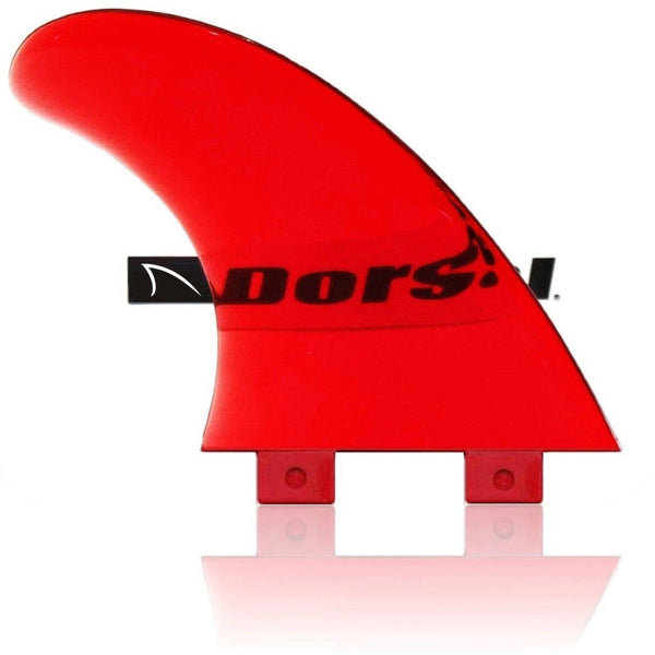Dorsal Performance Flexrez Core Surfboard Twin Surf Fins (2) FCS Compatible Red - DORSAL??½ Surf Shop - Dorsalfins.com??ç?ä