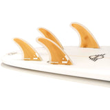 DORSAL Surfboard Fins Bamboo Hexcore Quad Set (4) Honeycomb FCS Compatible - by DORSAL Surf Brand - Dorsalfins.com?ÇÄ