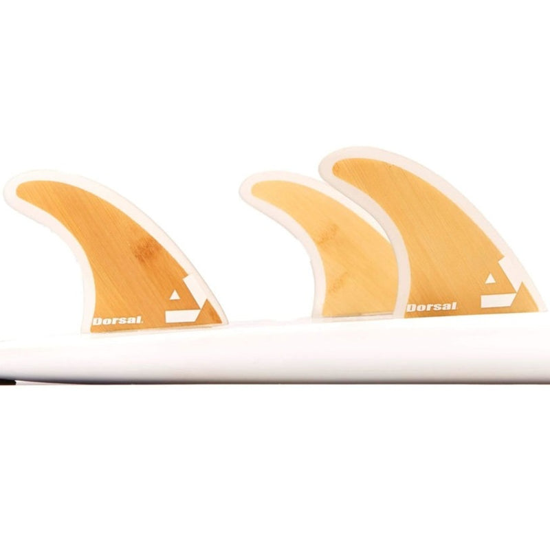 DORSAL Surfboard Fins Bamboo Hexcore Thruster Set (3) Honeycomb FCS Compatible - by DORSAL Surf Brand - Dorsalfins.com?ÇÄ