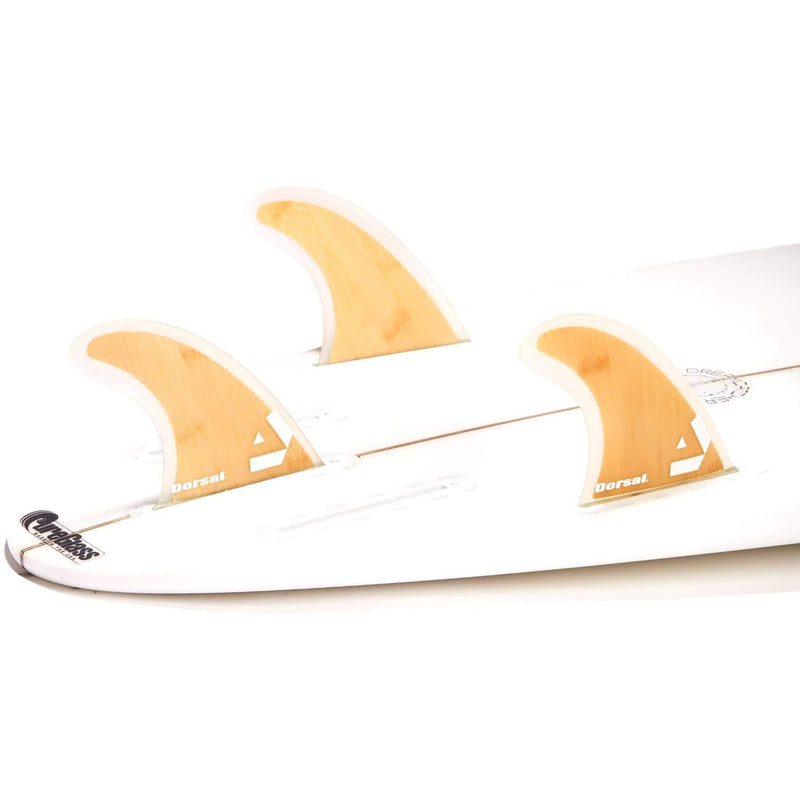 DORSAL Surfboard Fins Bamboo Hexcore Thruster Set (3) Honeycomb Future Compatible - by DORSAL Surf Brand - Dorsalfins.com?ÇÄ