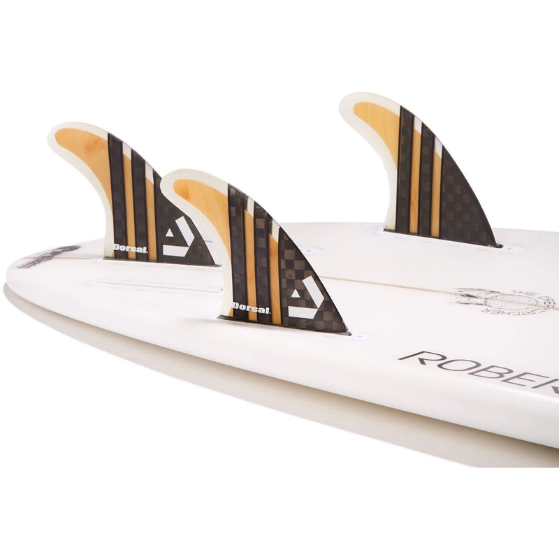 DORSAL Surfboard Fins Carbon Bamboo Thruster Set (3) Honeycomb FUT Compatible - by DORSAL Surf Brand - Dorsalfins.com?ÇÄ