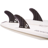 DORSAL Surfboard Fins Carbon Hexcore Thruster Set (3) Honeycomb FUT Compatible Black - by DORSAL Surf Brand - Dorsalfins.com?ÇÄ