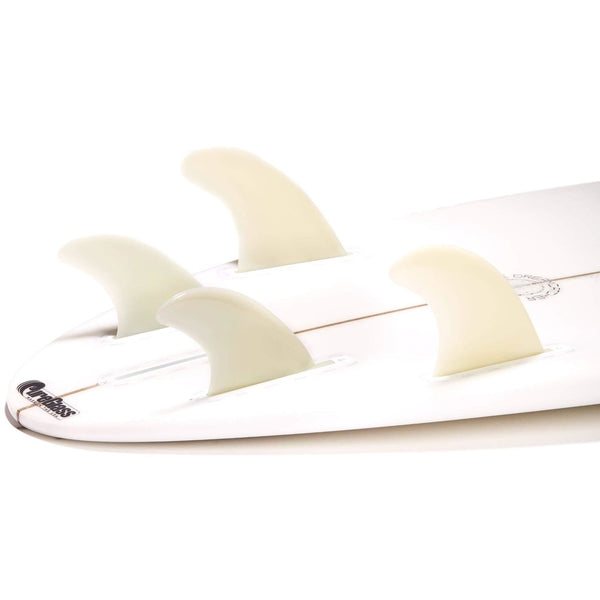 DORSAL Surfboard Fins FlexCore Surfboard Quad Set (4) FUT Base - Glass Filled Natural - by DORSAL Surf Brand - Dorsalfins.com?ÇÄ