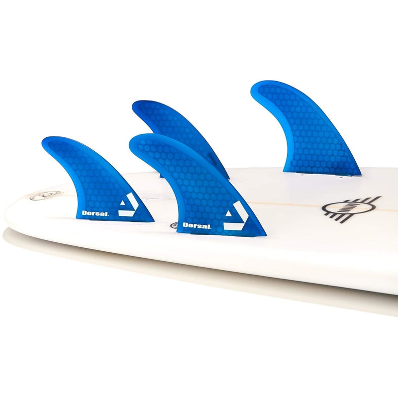 DORSAL Surfboard Fins Quad 4 Set FCS Compatible DORSAL