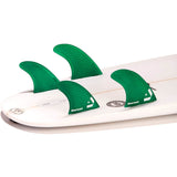 DORSAL Surfboard Fins Hexcore Quad Set (4) Honeycomb FCS Compatible Green - by DORSAL Surf Brand - Dorsalfins.com?ÇÄ