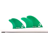 DORSAL Surfboard Fins Hexcore Quad Set (4) Honeycomb FCS Compatible Green - by DORSAL Surf Brand - Dorsalfins.com?ÇÄ