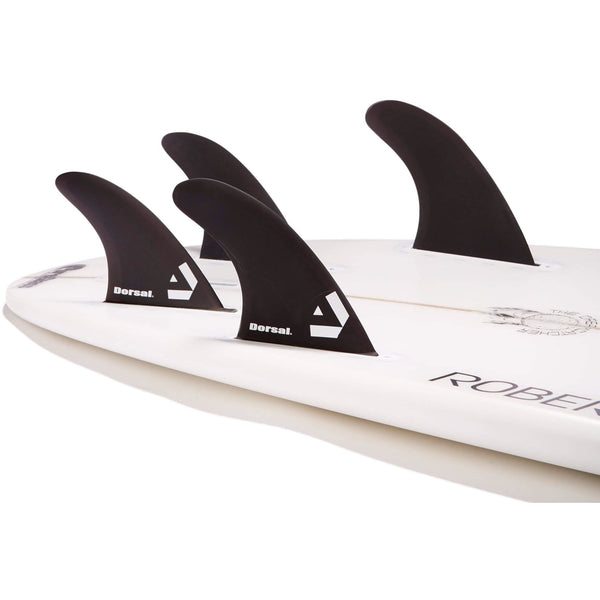 DORSAL Surfboard Fins Hexcore Quad Set (4) Honeycomb FUT Compatible Black - by DORSAL Surf Brand - Dorsalfins.com?ÇÄ