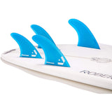 DORSAL Surfboard Fins Hexcore Quad Set (4) Honeycomb FUT Compatible Blue - by DORSAL Surf Brand - Dorsalfins.com?ÇÄ