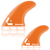 DORSAL Surfboard Fins Hexcore Quad Set (4) Honeycomb FUT Compatible Orange - by DORSAL Surf Brand - Dorsalfins.com?ÇÄ