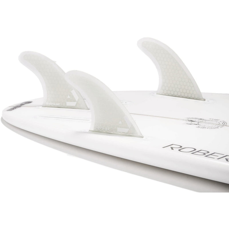 DORSAL Surfboard Fins Hexcore Thruster Set (3) Honeycomb FUT Base Compatible White - by DORSAL Surf Brand - Dorsalfins.com?ÇÄ