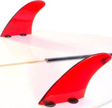 DORSAL Performance Flexrez Core Surfboard Twin Surf Fins (2) FCS Compatible Red - by DORSAL Surf Brand - Dorsalfins.com?ÇÄ