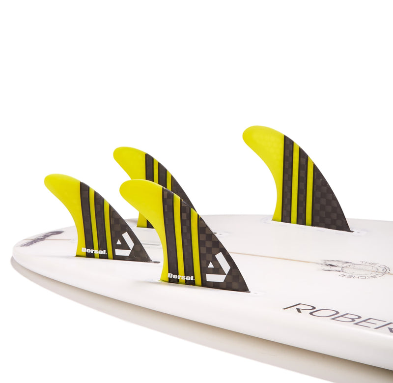DORSAL Surfboard Fins Quad 4 Set FCS Compatible