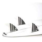 DORSAL Carbon Hexcore Thruster Surfboard Fins (3) Honeycomb FUT Compatible White - by DORSAL Surf Brand - Dorsalfins.com?ÇÄ