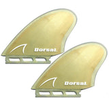 Dorsal FUT Fin Compatible Keel Twin Surfboard Fin Set - Bamboo - DORSAL??½ Surf Shop - Dorsalfins.com??ç?ä