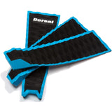 DORSAL Origin Pro Series 3 Peice Surfboard Traction Pad Black Slate Blue Outline - DORSAL??½ Surf Shop - Dorsalfins.com??ç?ä