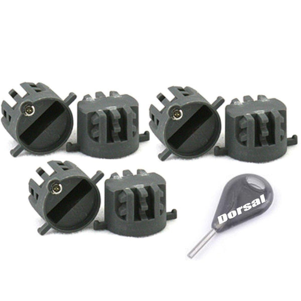 DORSAL Thruster Fin Plugs with Key and Screws (FCS Compatible Replacement) - by DORSAL Surf Brand - Dorsalfins.com?ÇÄ
