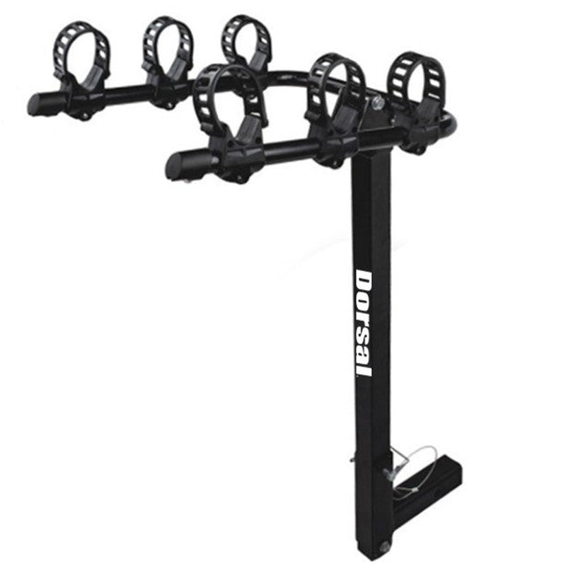 Hitch type bike shop rack