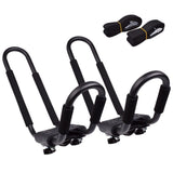 DORSAL Kayak Rack Set / 2Pcs J-Bar Rack for Canoe SUP Board Boat On Roof Top Mount Crossbar - by DORSAL Surf Brand - Dorsalfins.com?ÇÄ