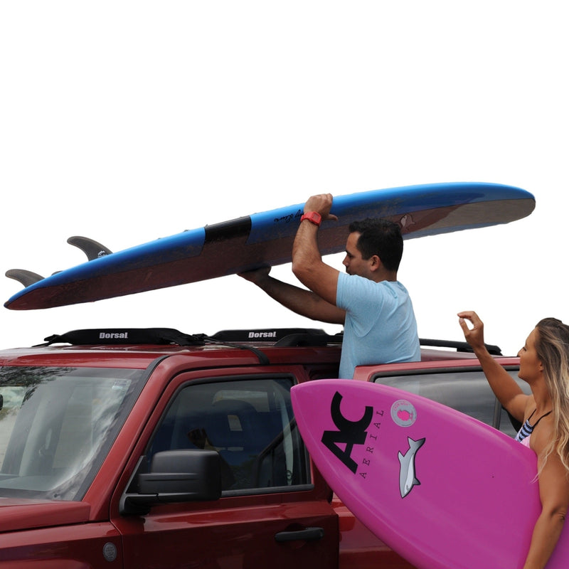 Dorsal Universal Soft Racks with Car Roof Pads Tie Down Straps Storage Bag for Surfboards Kayak Canoe Paddleboards - by DORSAL Surf Brand - Dorsalfins.com?ÇÄ