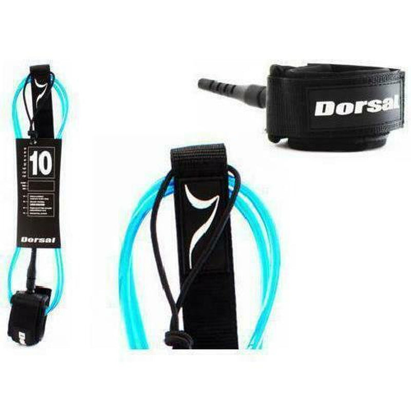 DORSAL ProComp Surfboard Longboard Leash 6 7 8 9 10 FT Surf Leg Rope - by DORSAL Surf Brand - Dorsalfins.com?ÇÄ