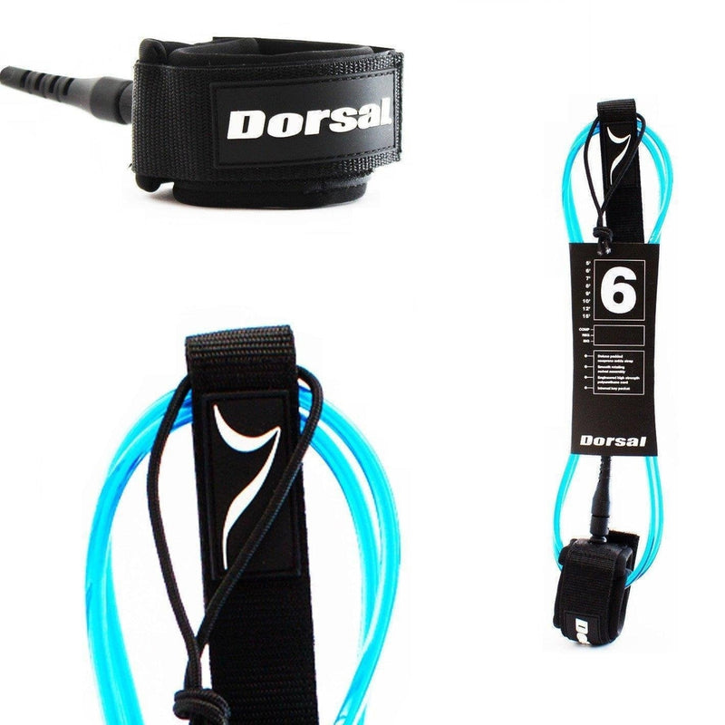 DORSAL ProComp Surfboard Longboard Leash 6 7 8 9 10 FT Surf Leg Rope - by DORSAL Surf Brand - Dorsalfins.com?ÇÄ